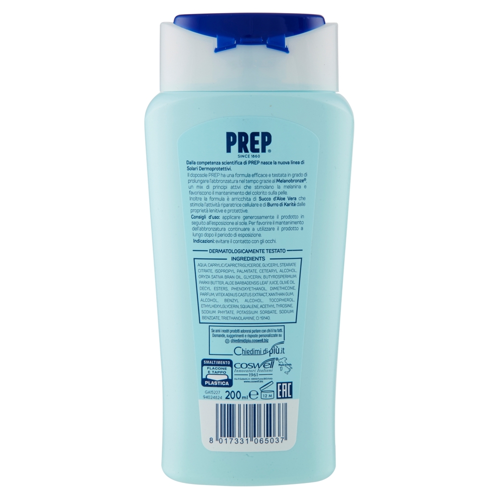 Prep Dermoprotettivo Doposole Abbronzatura Prolungata 200 ml